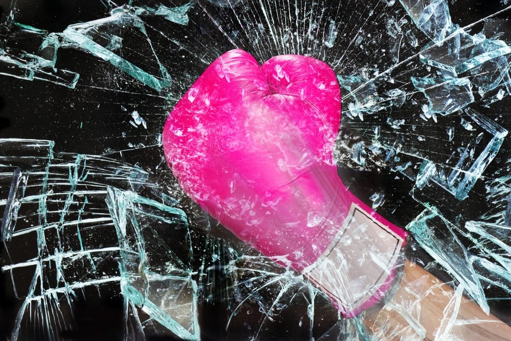 Photo of glass breaking
