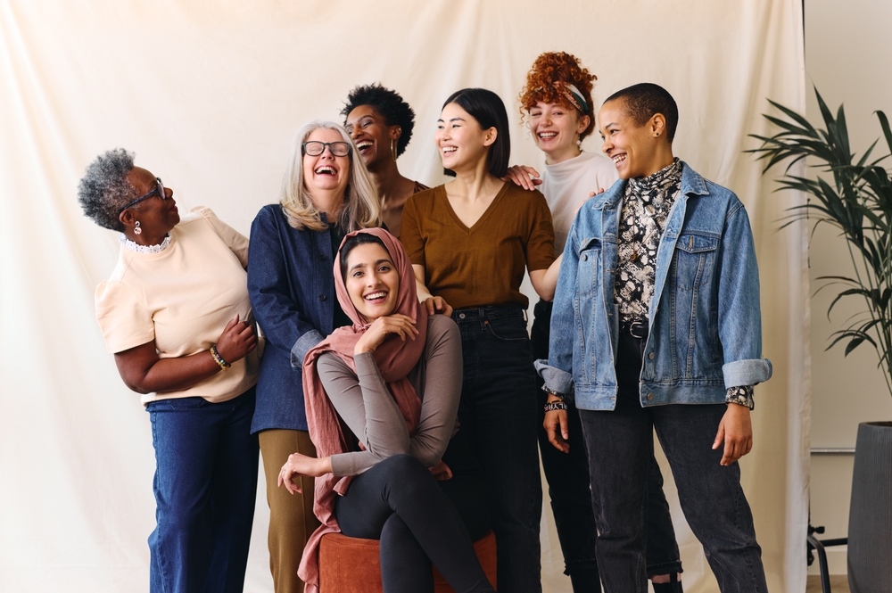 A diverse group of women